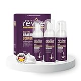 REVIZE Women’s Haarschaum zur Stimulation des Haarwachstums 3 x 60 ml - gegen Haarausdünnung & für spürbar volleres Haar - angereichert mit Biotin & Aloe Vera - 3-Monatsvorrat für Frauen