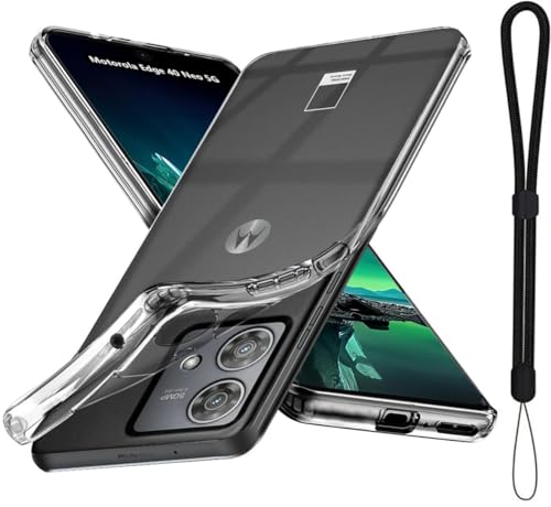For motorola edge 40 neo �P�[�X �ی�J�o�[ �N���A �yZENGZOUZ�z motorola edge 40 neo �J�o�[ TPU�� ���^ ���y�� �C�菝�h�~ �S�ʕی� �_�炩����G�� �w��h�~ �i�N���A�j