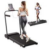 Lishetimig 3-in-1 Folding Treadmill Walking Pad — 265lbs, <55dB — product image