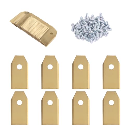 lvifloae Robot Mower Blade Golden Automower Blades Replacements Stainless Steel