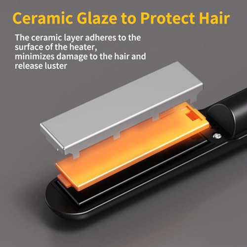 Plancha para el cabello negra miniatura 4