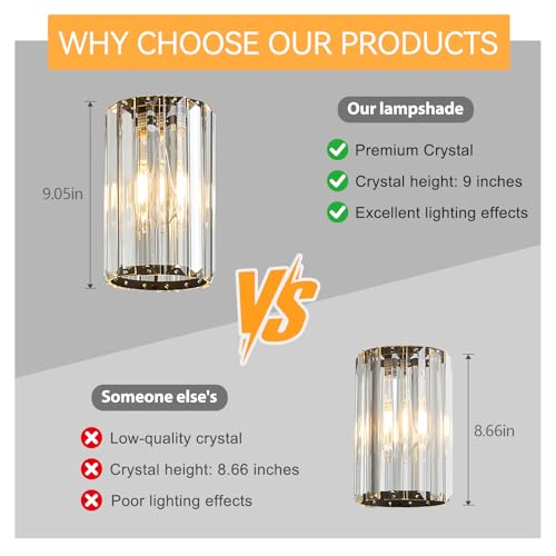 Image of Black Pendant Lighting Modern Pendant Light Mini Crystal Chandeliers Adjustable Pendant Light Fixture for Kitchen Island Dinning Room Corridor Bedroom(Black 1-Light)