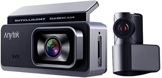 Anytek T1-Pro Dual Dash Cam Front and Rear Camera 2K + 1080P, 3.2 Inch IPS Display, WiFi App Control, Night Vision with WD... Price In India