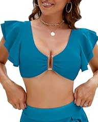 Peacock Blue Swim Top