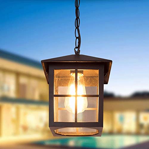 Lámpara de techo para terraza de estilo retro que transforma tus cenas al aire libre 5