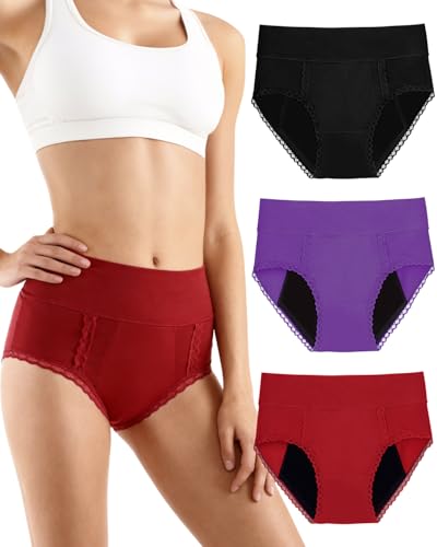 Jade Butterfly Leakproof Underwear for Women, Washable Incontinence Panties for Bladder Control &...