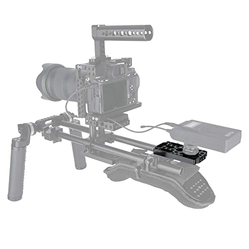 Niceyrig Multifunctional Camera Cheese Easy Plate With Cold Shoe Mount For Railblocks, Dovetails And Short Rods #TOP5