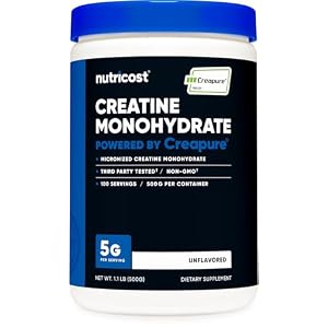Nutricost Creapure® Creatine Monohydrate 500 Grams