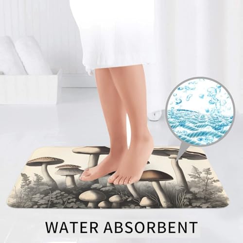 Tapis de salle de bain antidérapants pour sol sec et design
