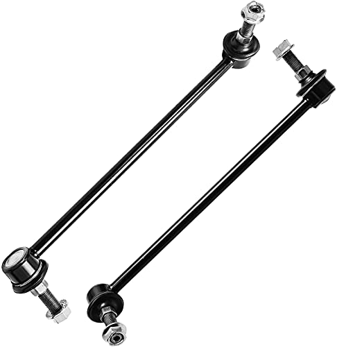 Image of Detroit Axle - 4pc Front End Control Arms Kit for 2003-2007 Nissan Murano, 2 Lower Control Arms w /Ball Joints 2 Stabilizer Sway Bars 2004 2005 2006 Replacement