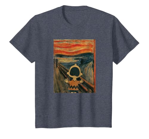 Peanuts - Charlie Brown - Scream T-Shirt, Youth, Heather Blue, 3T