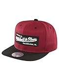 110 snapback mitchell and ness Aufgesticktes Markenlogo auf der Vorderseite