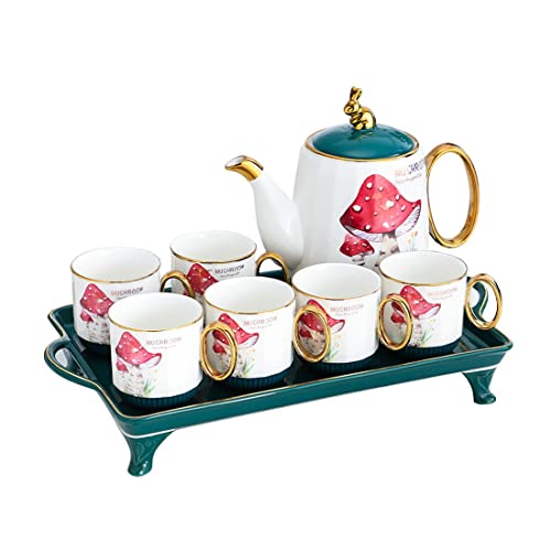 VDSOIUTYHFV Tee-Set 8-teilig Im Nordischen Stil Cover