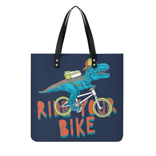Sac à main dinosaure pour femmes | Tote bag 39x39cm idéal voyage et shopping au quotidien
