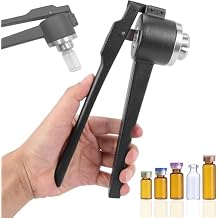 13mm/15mm/20mm Flip Off Vial Crimper - Aluminum Plastic/Full Aluminum, Manual Vial Crimper - 20-30 Bottles/min, Medical Bottle Cap Capping Machine/