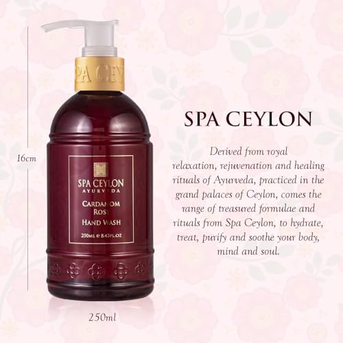 SPA CEYLON Cardamom Rose Hand Wash | Hydrating Soap