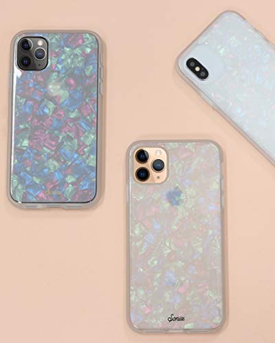 Image of Sonix Pearl Tort Case for iPhone 11 [10ft Drop Tested] Protective Translucent Iridescent White Marble Case for Apple iPhone 11