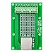 Electronics-Salon RJ45 8P8C Right Angle Shielded Jack Breakout Board, Terminal Block Connector.