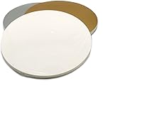 Vista 26 de Tableros redondos para tartas, paquete de 10 soportes para tartas, base circular de cartón (plata, 12 pulgadas)
