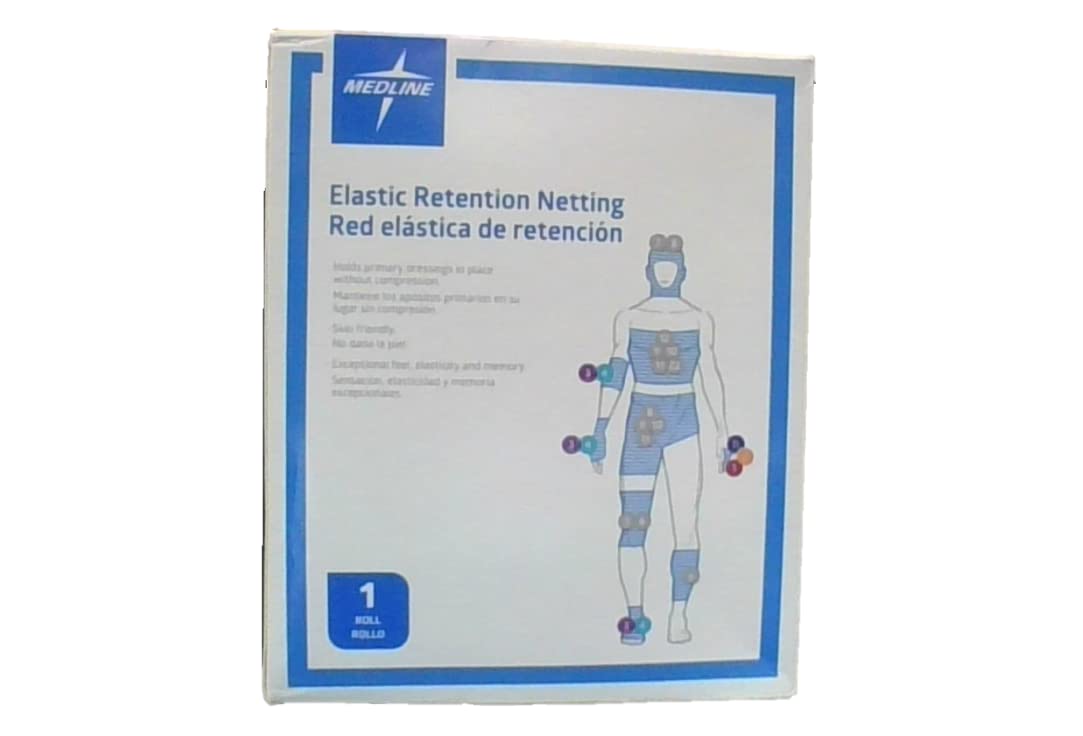 Medline Tubular Elastic Dressing Net, Stretch, Size 3, 9" x 25 yd : Health & Household