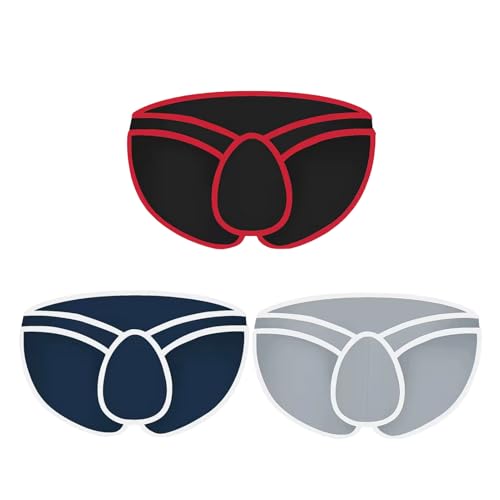 Dimgut Men's Triangle Pants Breathable Low Waist Sexy Bikini Underwear Briefs
