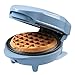 Bestron Mini waffle per waffle classiche, piccolo waffle con rivestimento antiaderente, per compleanni per bambini, feste di famiglia, Pasqua o Natale, 550 Watt, colore:blu