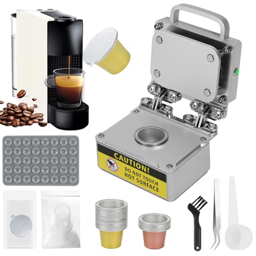 KOSIMAI Original Reusable Capsule Kit with Heat Sealing Machine –