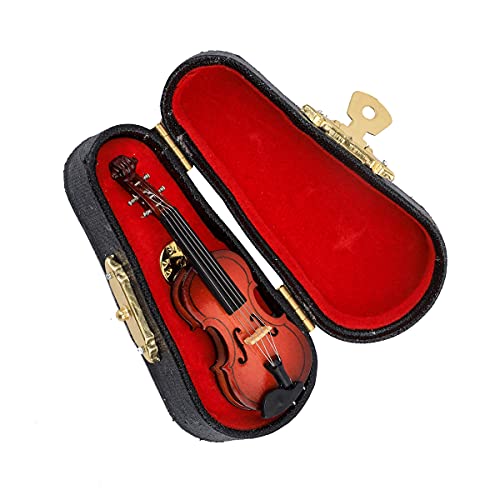 Miniature Violin Brooch Pin