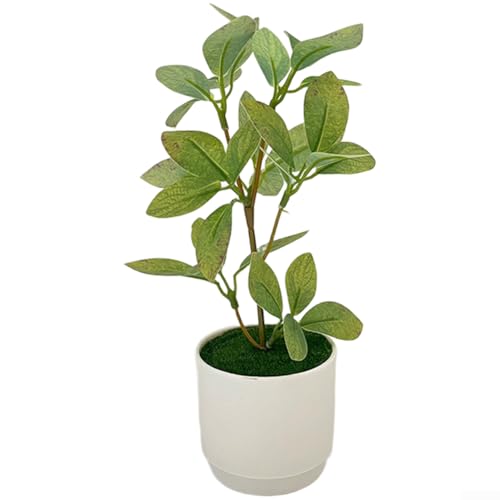 Piante artificiali, 11 cm, in plastica, realistiche, a bassa manutenzione,