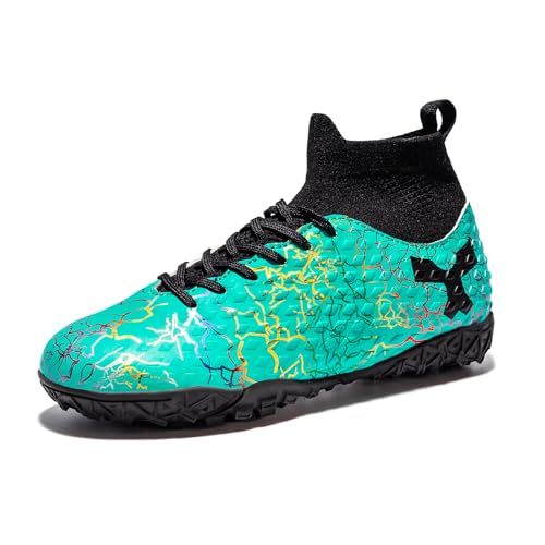 Alekaor Kids High-Top Soccer Cleats