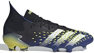 adidas Predator Freak.1 Firm Ground Cleat - Men's Soccer Core Black/White/Solar Yellow