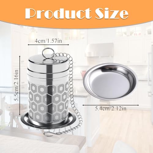 ZPLASK 304 Stainless Steel Tea Infuser with Extra Fine Mesh for Loose Leaf, view 2