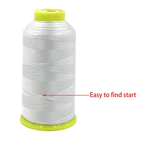 Tortoise 3 Cones Heavy Duty Thread Of 2000 Yards Each Spool Uv Resistant High Strength Thread # 69 T70 Size 210D/3 For Upholstery,Leather ,Purses,Outdoor,Beading,Canvas #TOP2