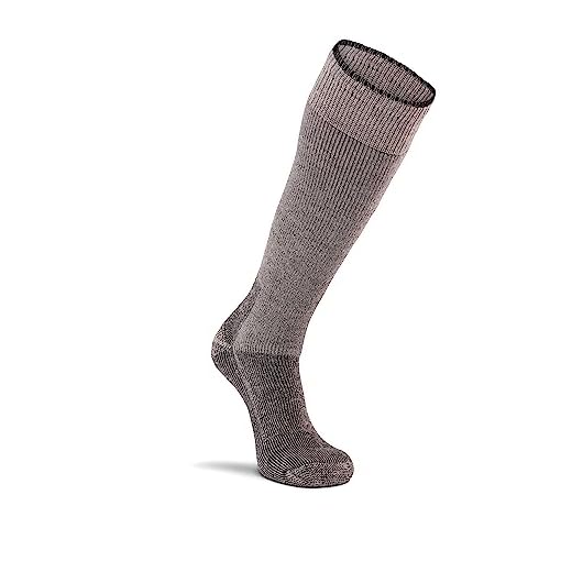 Fox River Wool Work Heavyweight Cold Weather Mid-Calf Boot Socks, Large, Grey (2 Pack)