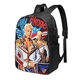 LZASHNFPO Cody Great Wrestler Rhodes Laptop Backpack With Usb Charging Port Large Travel Bags Unisex Adult Sport Bags Daypack for Running Lightweight Work Rucksack Computer Bag Gifts for Men&Women