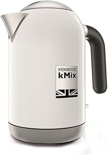 Kenwood ZJX650WH Kettle, with Safegrip-Handle, Water Indicator, Automatic Shut-Off System, Removable and Washable Filter in Stainless Steel, 1L Capacity, 2200 W, White