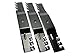 Set of 3, Made In USA Heavy Duty Replacement Mulching Blades For Craftsman, Poulan, Husqvarna Blade Numbers 187255, 187256, or 187254