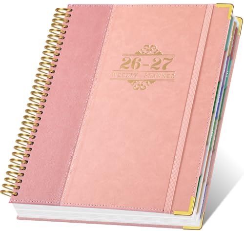 CAGIE 2026-2027 Weekly & Monthly Calendar Planner, Jul 2026-Dec 2027