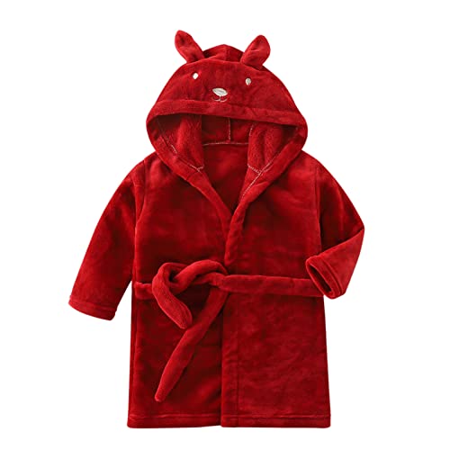 Girls Fleece R𝐨be Boys Cute Cartoon Animal Bear Hooded Plush Bathr𝐨be Soft Flannel R𝐨be For Kids3