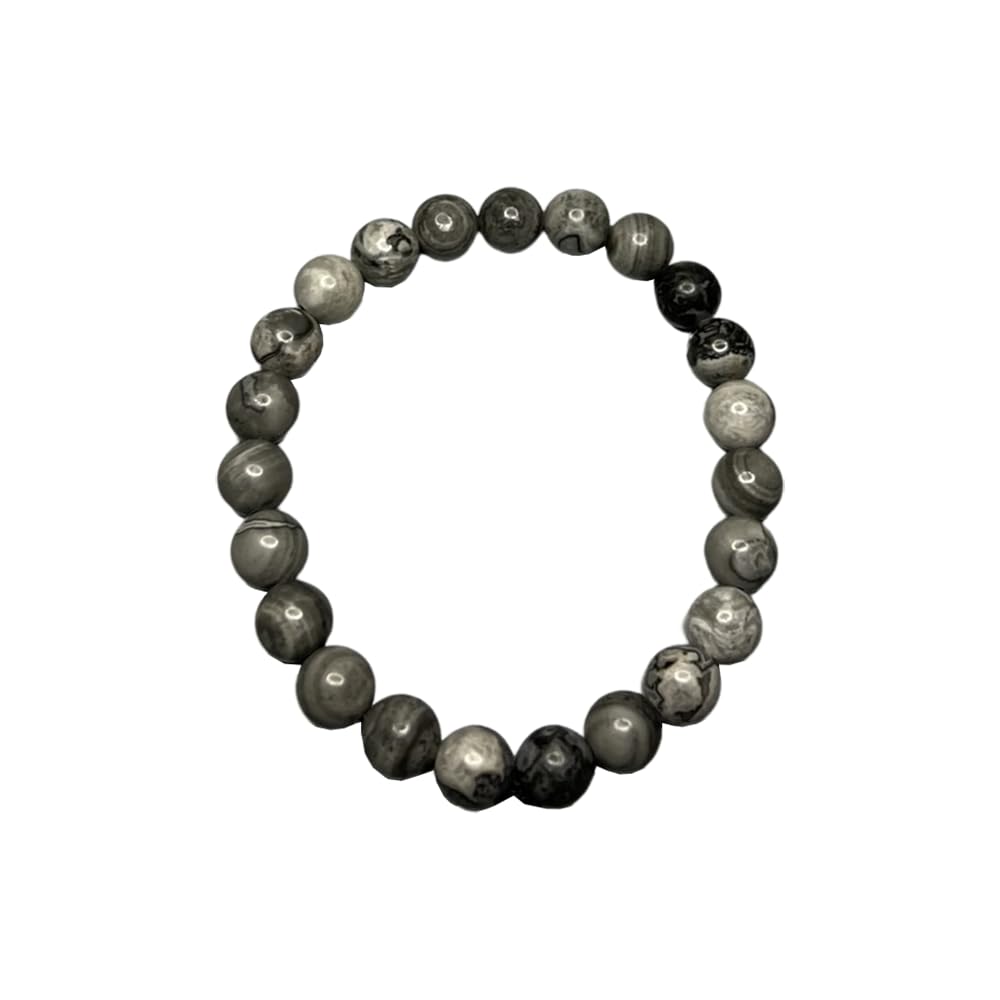 VIE Crystal Bracelet, Grey Aventurine