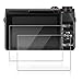 conulog [2-Pack Screen Protector Tempered Glass for Canon G7X Mark III - Ultra Thin Screen Protective Film For Camera Canon G7 X Mark iii G9X Mark II GX7 GX9 (transparent) 1