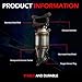 FUTAIHE Front Catalytic Converter Kit for Honda Accord 2008 2009 2010 2011 2012 2.4L Honda Acura 2009 2010 2011 2012 2013 2014 2.4L