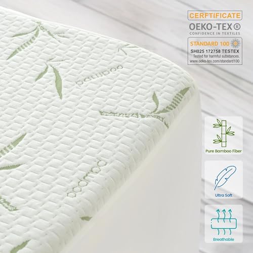 Hannah Linen Queen Mattress Protector, Cooling Rayon dervied from Bamboo Viscose, 100% Waterproof - Fitted Sheet Style, Deep Pocket by Hannah Linen - Used condition - Image 3