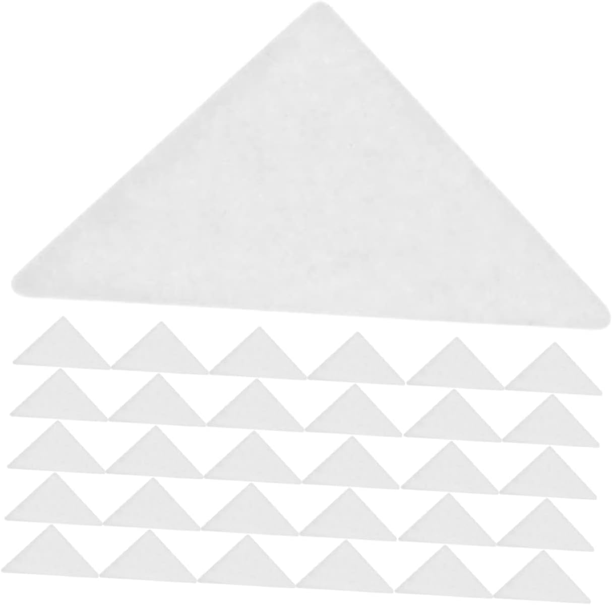 120 Pcs Collar Stays for Men's Dress Shirts Triangle Plastic Collar Inserts Peel Stick for Dress Shirts No Curl Edge Easy to Use