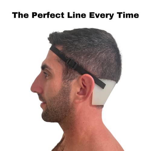 EdgUp 2.0 Professional Barber Neckline Shaving Template | Fade & Lineup Hair Cutting Guide | DIY Haircut Stencil Tool | Hands-Free Neck Trimmer Guide | Flexible Silicone for Men's Grooming - Thumbnail 2