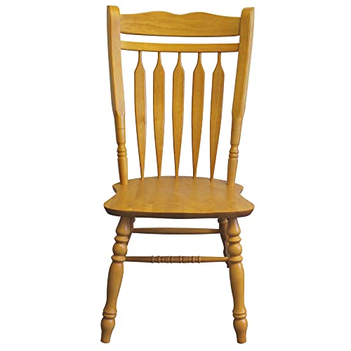Sunset Trading Oak Selections Dining Chair, Light Finish #TOP3