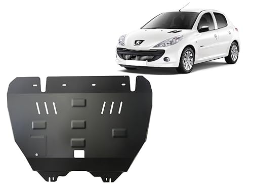 Scut Protection Protección de bajos de motor compatible con Peugeot 206 - (1998-2012)