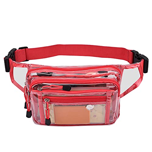 USPECLARE Clear Fanny Pack Stadium Approved Large Multi-Purpose Waist Bag
