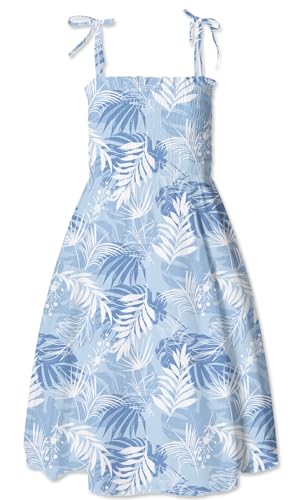 Image of SANGTREE Girls' Women's Summer Sundress Casual Smocked Floral Beach Holiday Dress, 18 Month - XL
