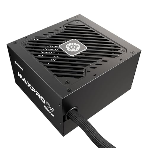 ENERMAX MAXPRO IV 650ワット 非モジュラー ATX ゲーミング PC 電源 個別メッシュ スリーブ ケーブル 80 プラス 低ノイズ 120 mm ファン 日本 コンデンサ 5ウェイ保護回路付き EMP650W
